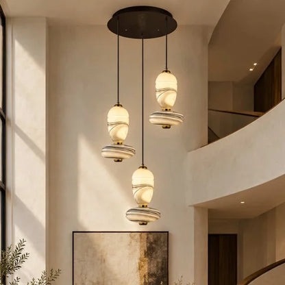 Suspension ELEGANZIA 3 lumières diamètre 40  LOVA 3402