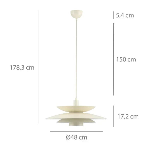 Suspension OSLO beige LOVA 9065