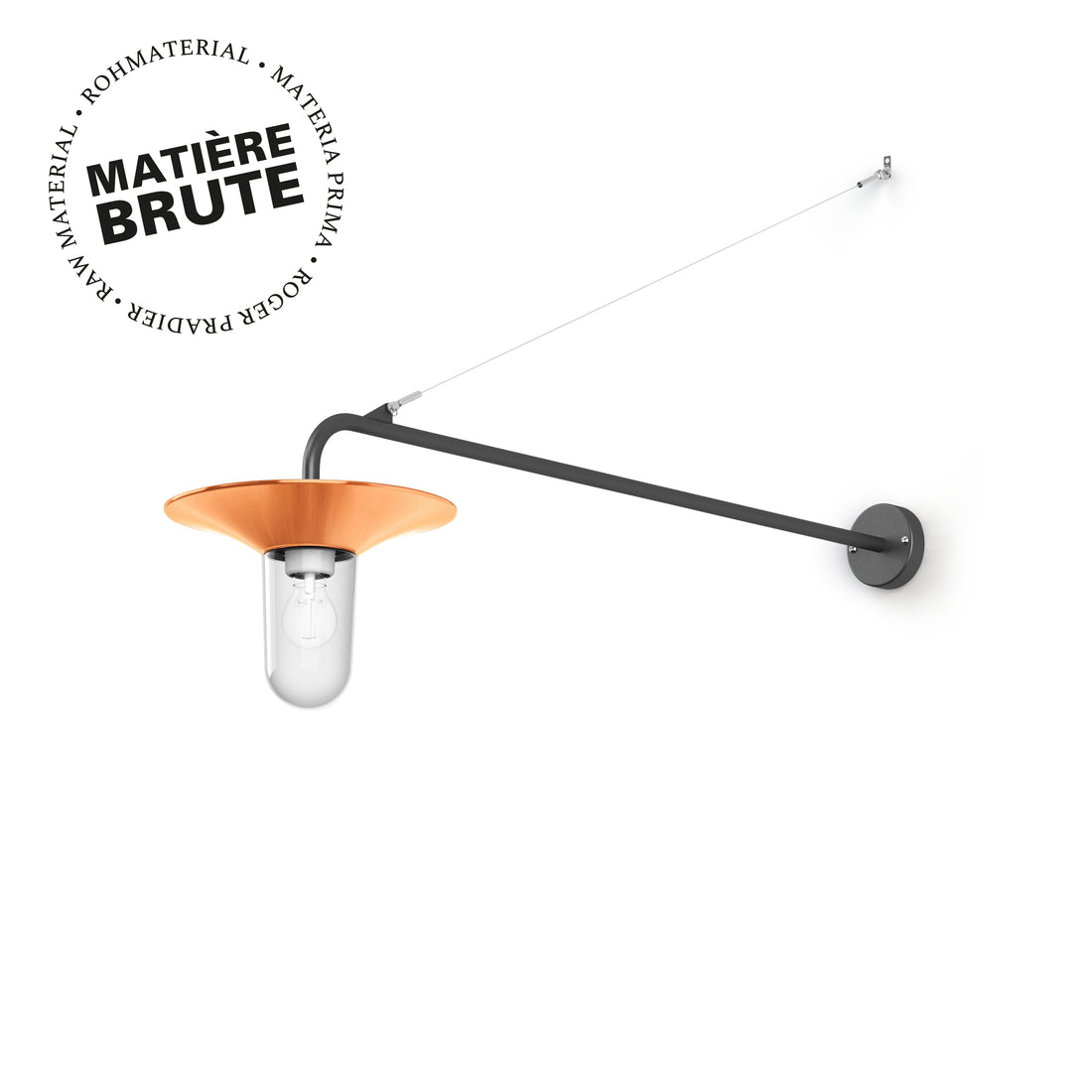 Applique Cooper N°3 clair Cuivre brut 082 179005082