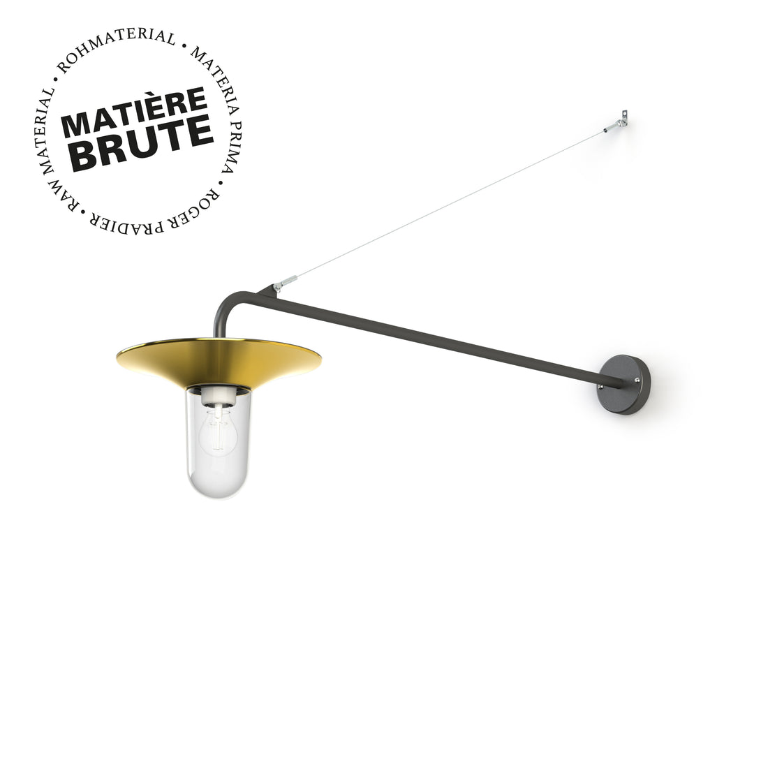 Applique Cooper N°3 clair Laiton brut 072 179005072