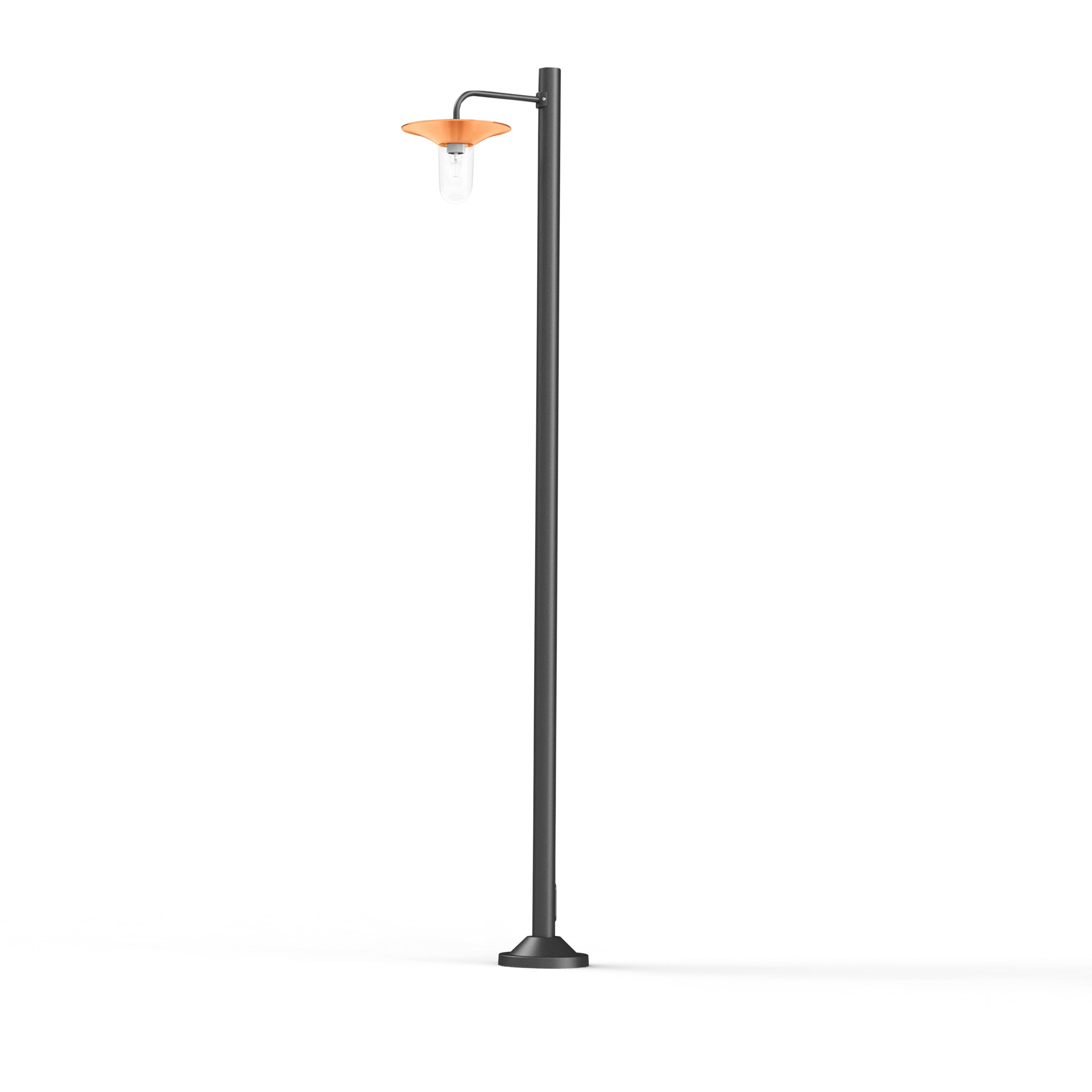 Lampadaire Cooper N°4 clair Cuivre vernis sans patine 084 179007084