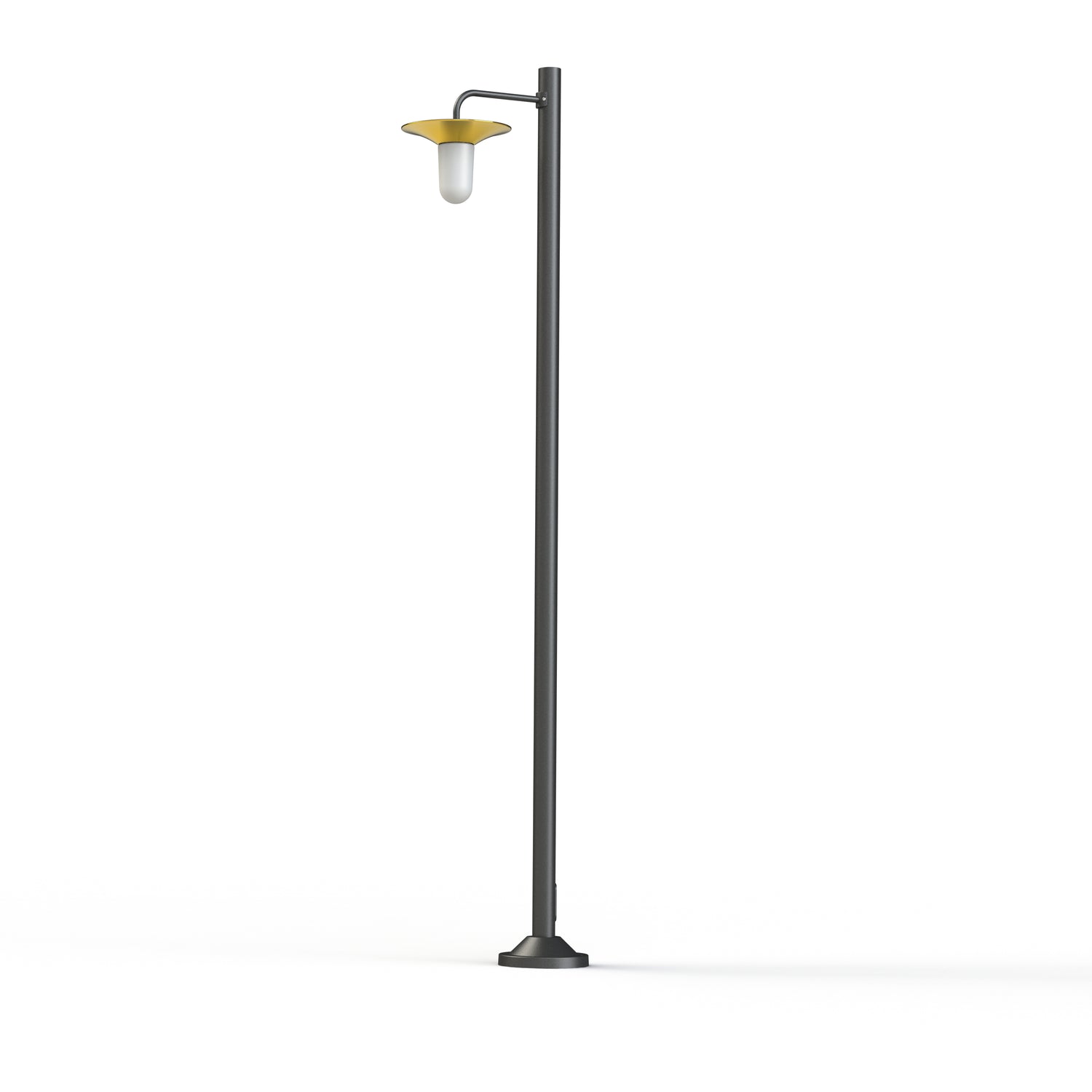 Lampadaire Cooper N°4 opale Laiton brossé vernis 075 179008075