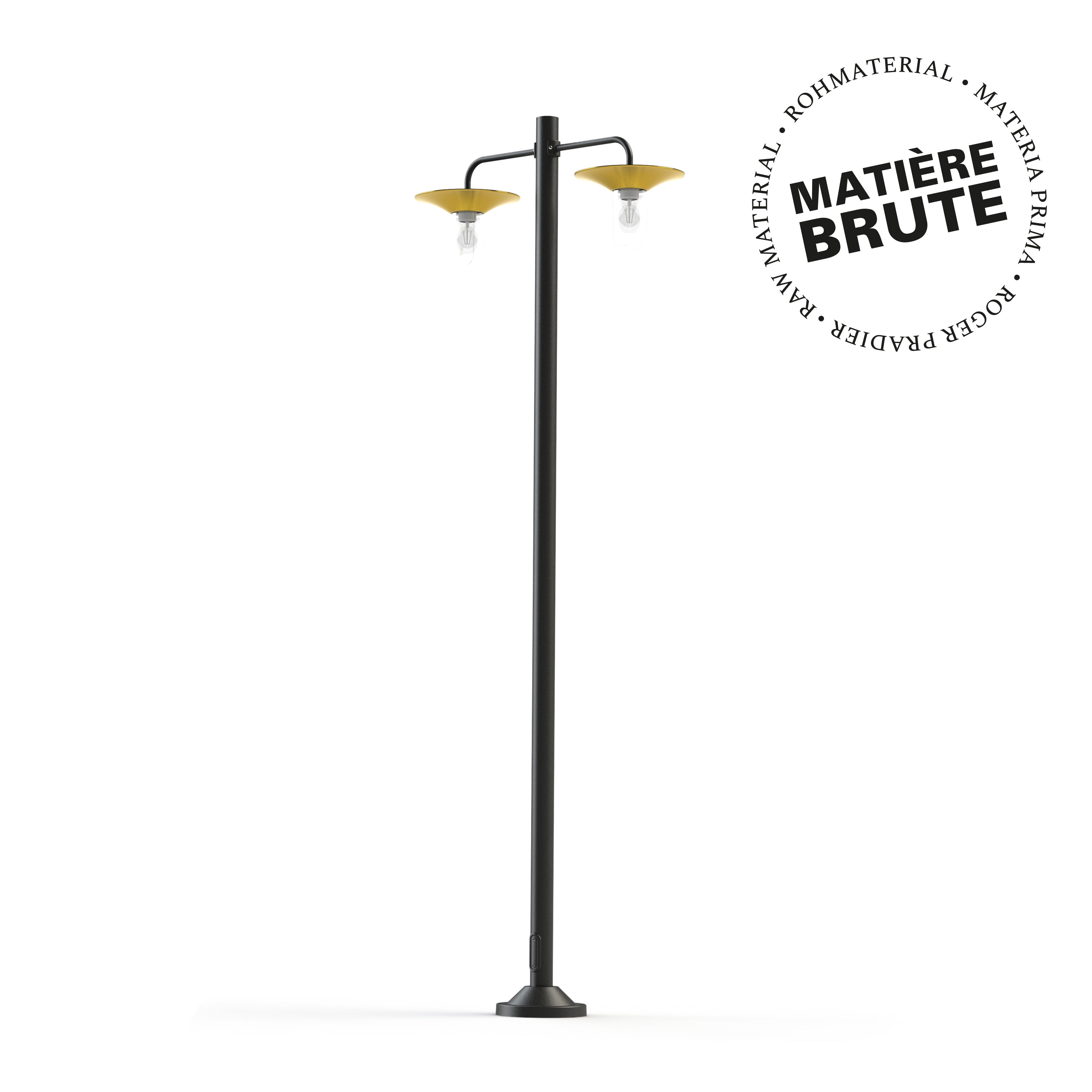 Lampadaire Cooper N°5 clair Laiton brut 072 179009072