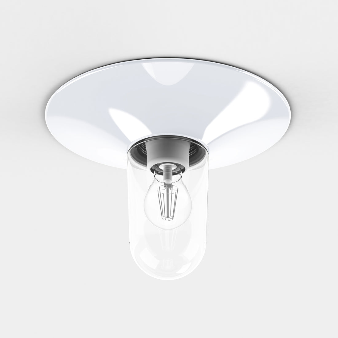 Applique Cooper N°1 clair Emaillé blanc 131 179001131