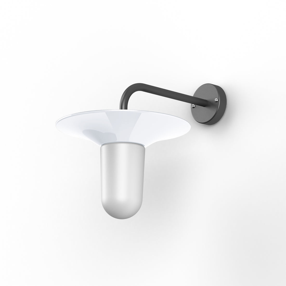 Applique Cooper N°2 opale Emaillé blanc 131 179004131