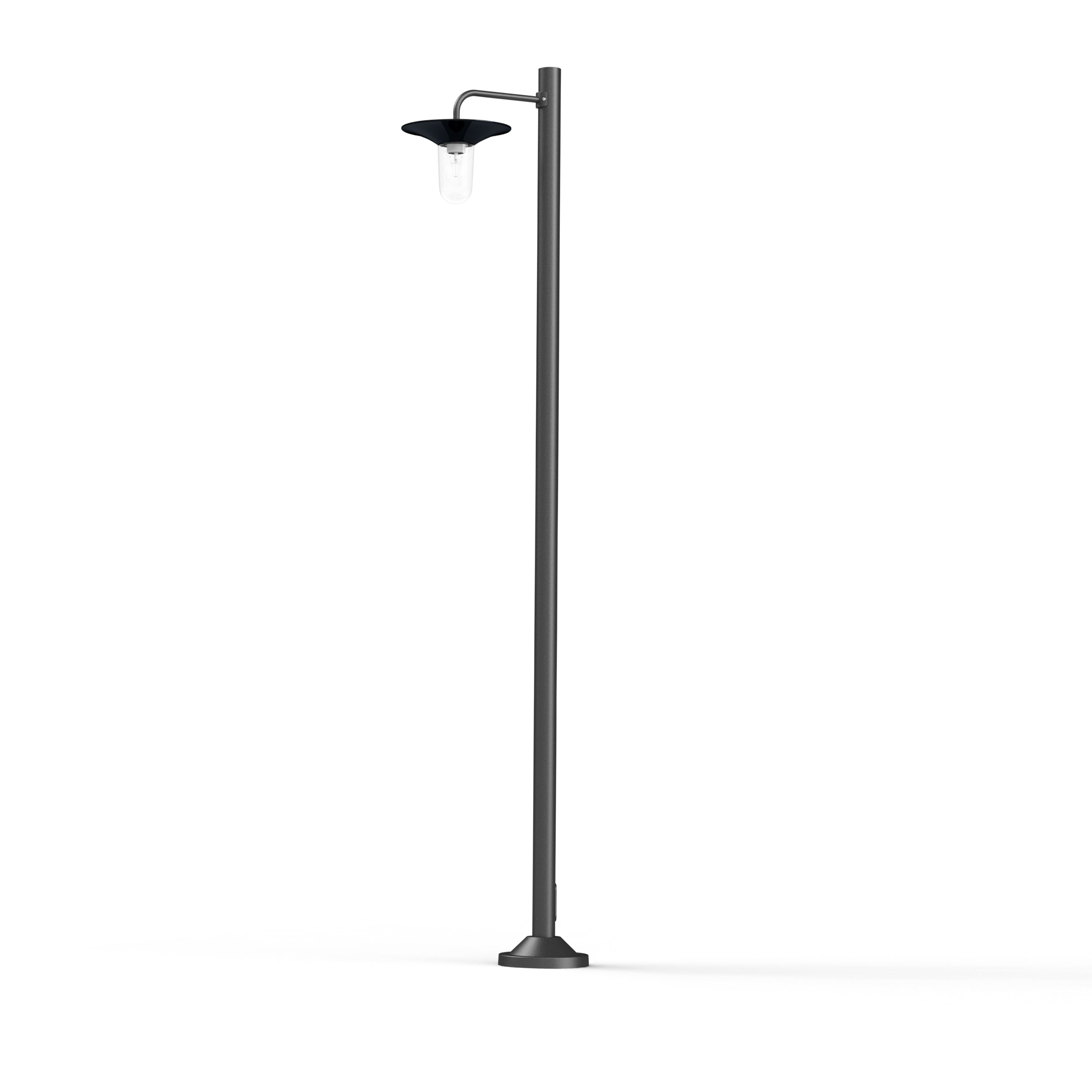 Lampadaire Cooper N°4 clair Emaillé noir 132 179007132