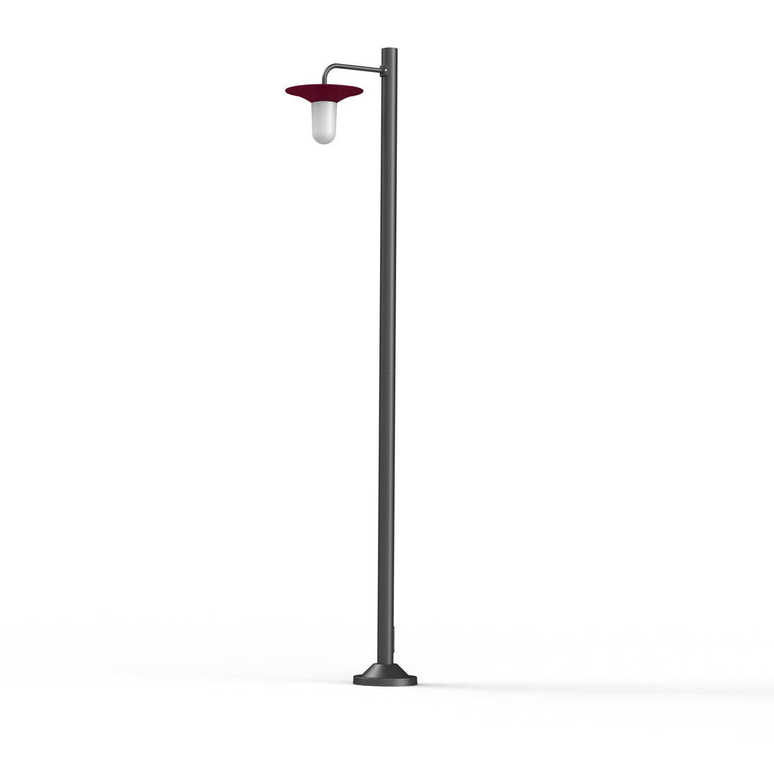 Lampadaire Cooper N°4 opale Rouge vin 066 179008066