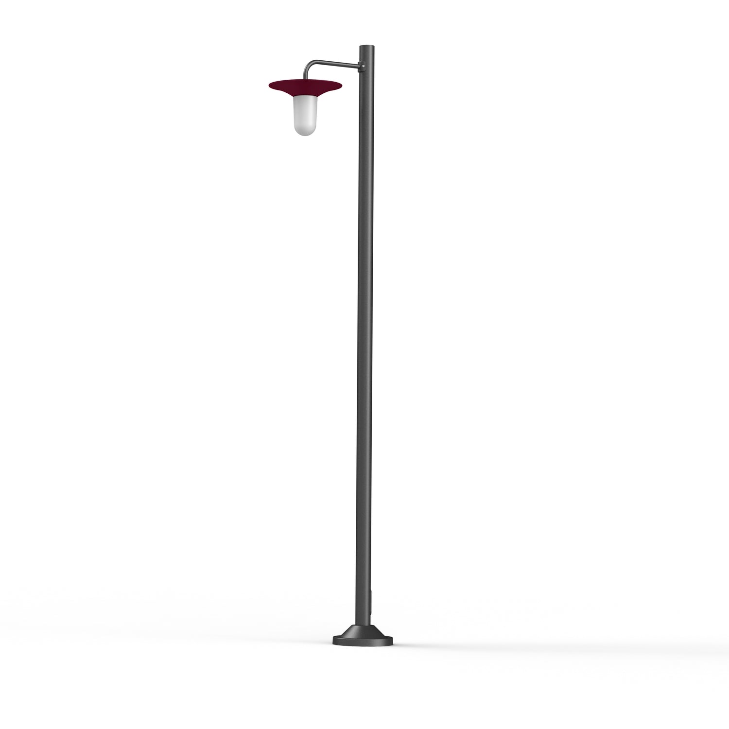 Lampadaire Cooper N°4 opale Rouge vin 066 179008066