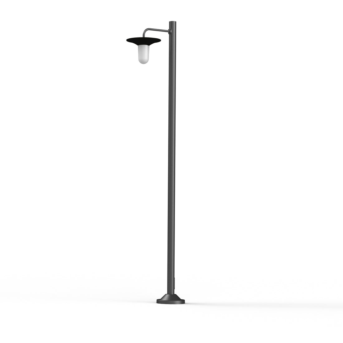 Lampadaire Cooper N°4 opale Gris noir 107 179008107