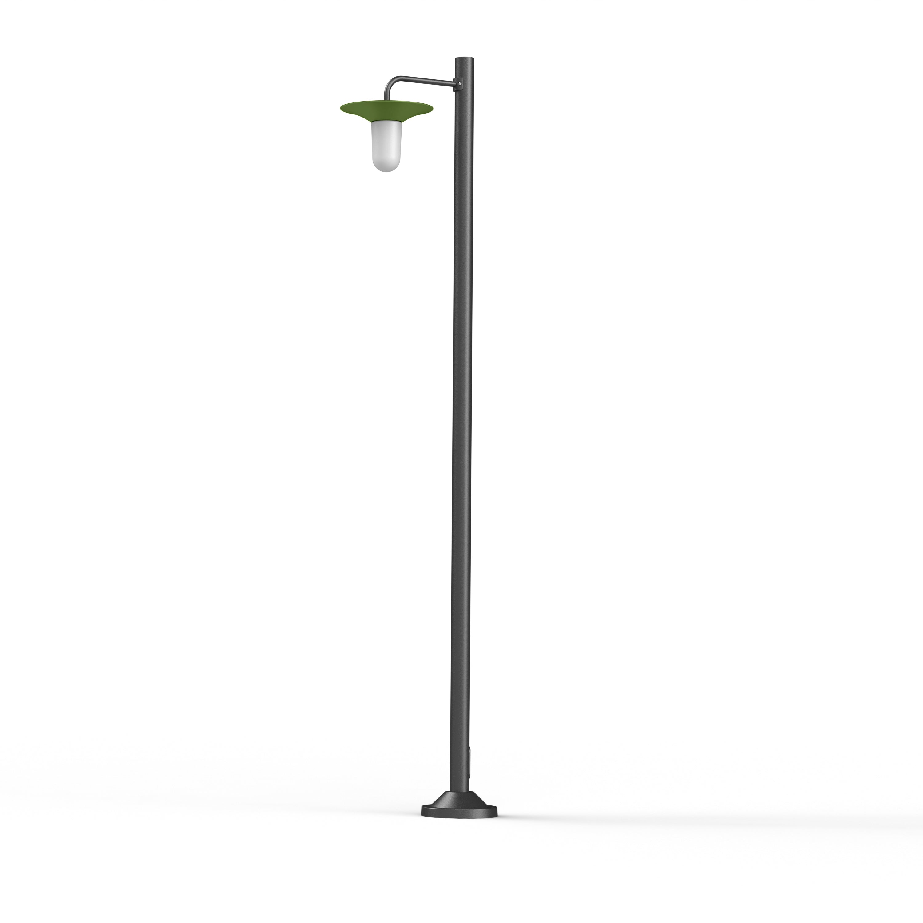 Lampadaire Cooper N°4 opale Vert fougère 109 179008109