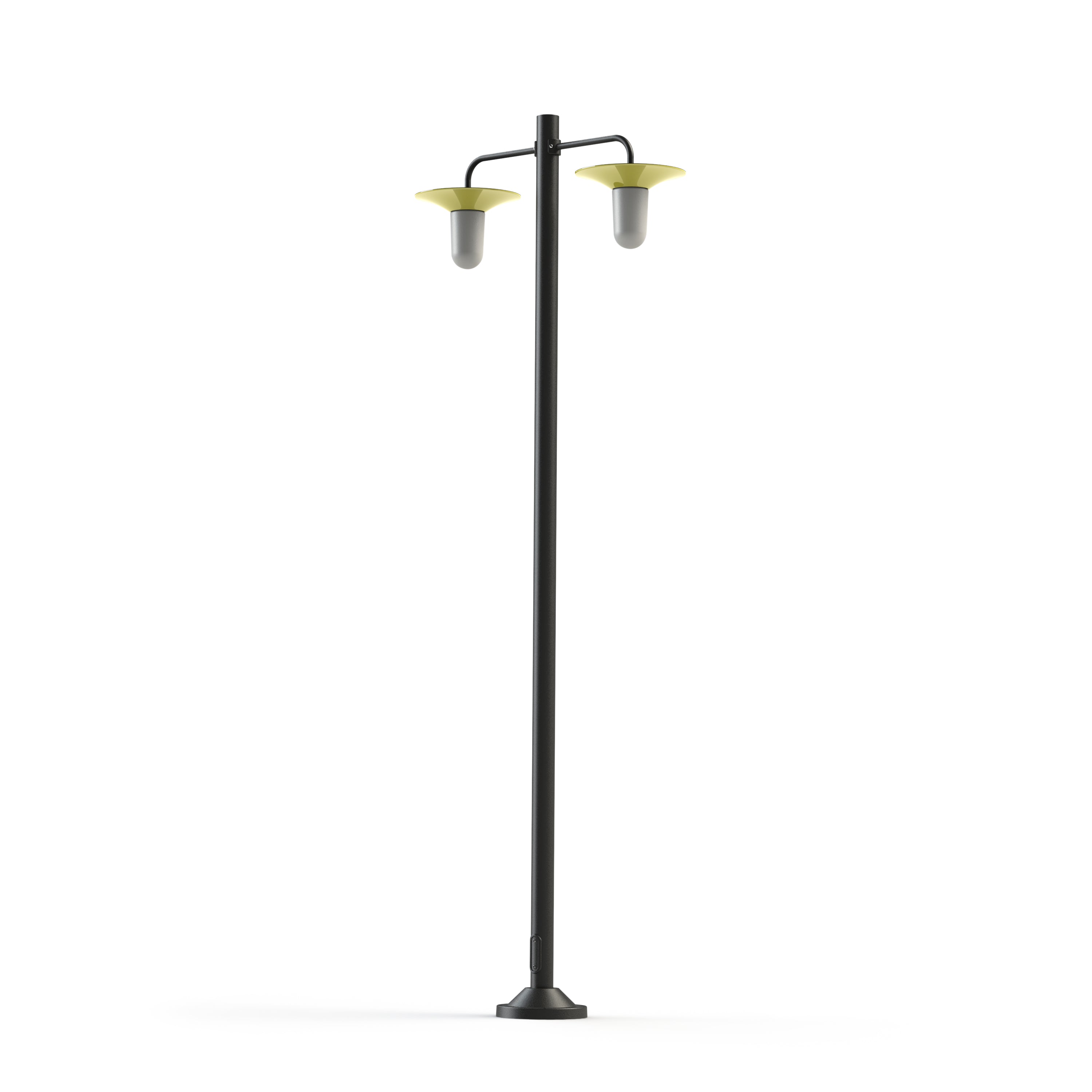 Lampadaire Cooper N°5 opale Jaune souffre brillant 057 179010057