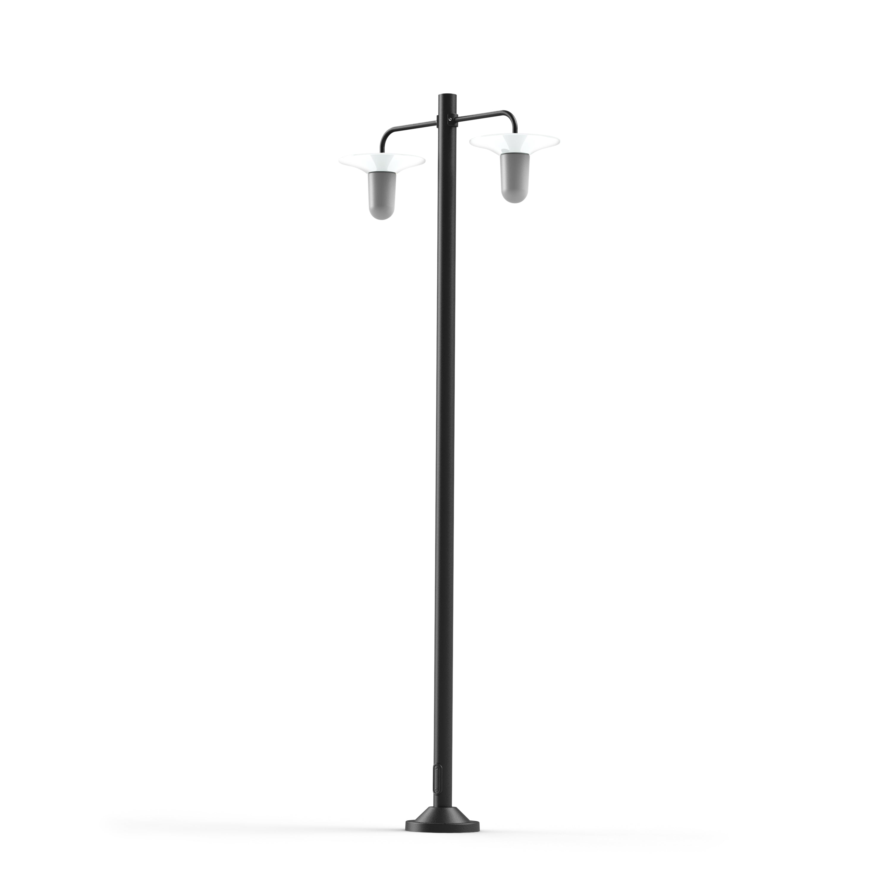 Lampadaire Cooper N°5 opale Blanc signalisation 114 179010114