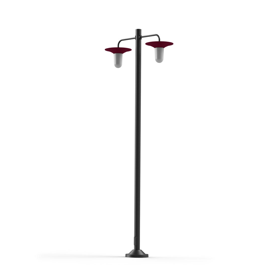 Lampadaire Cooper N°5 opale Rouge vin 066 179010066