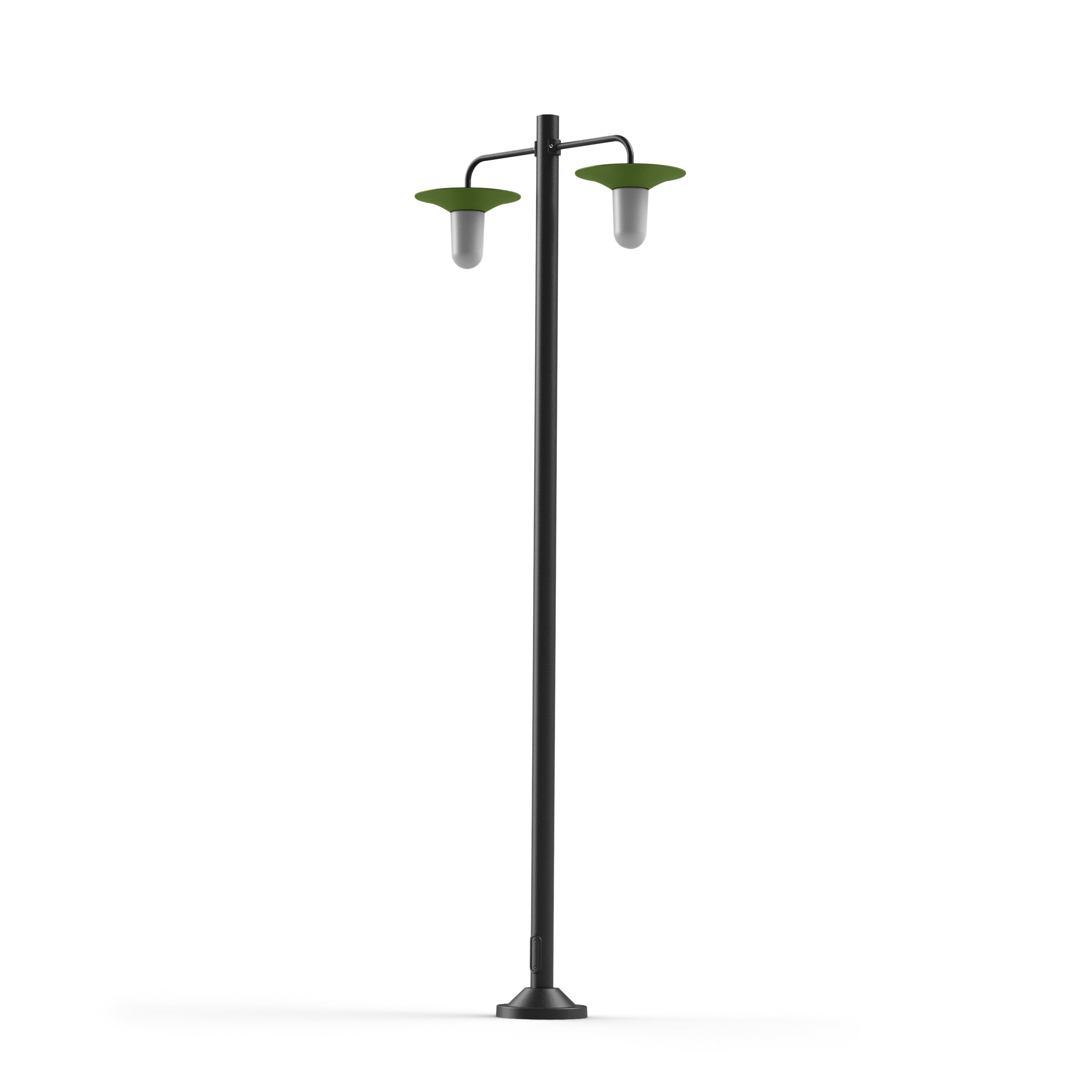 Lampadaire Cooper N°5 opale Vert fougère 109 179010109