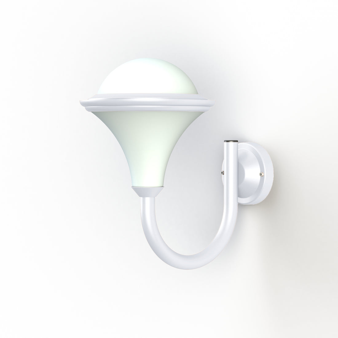 Applique Dallas N°1 opale Blanc 001 119001001