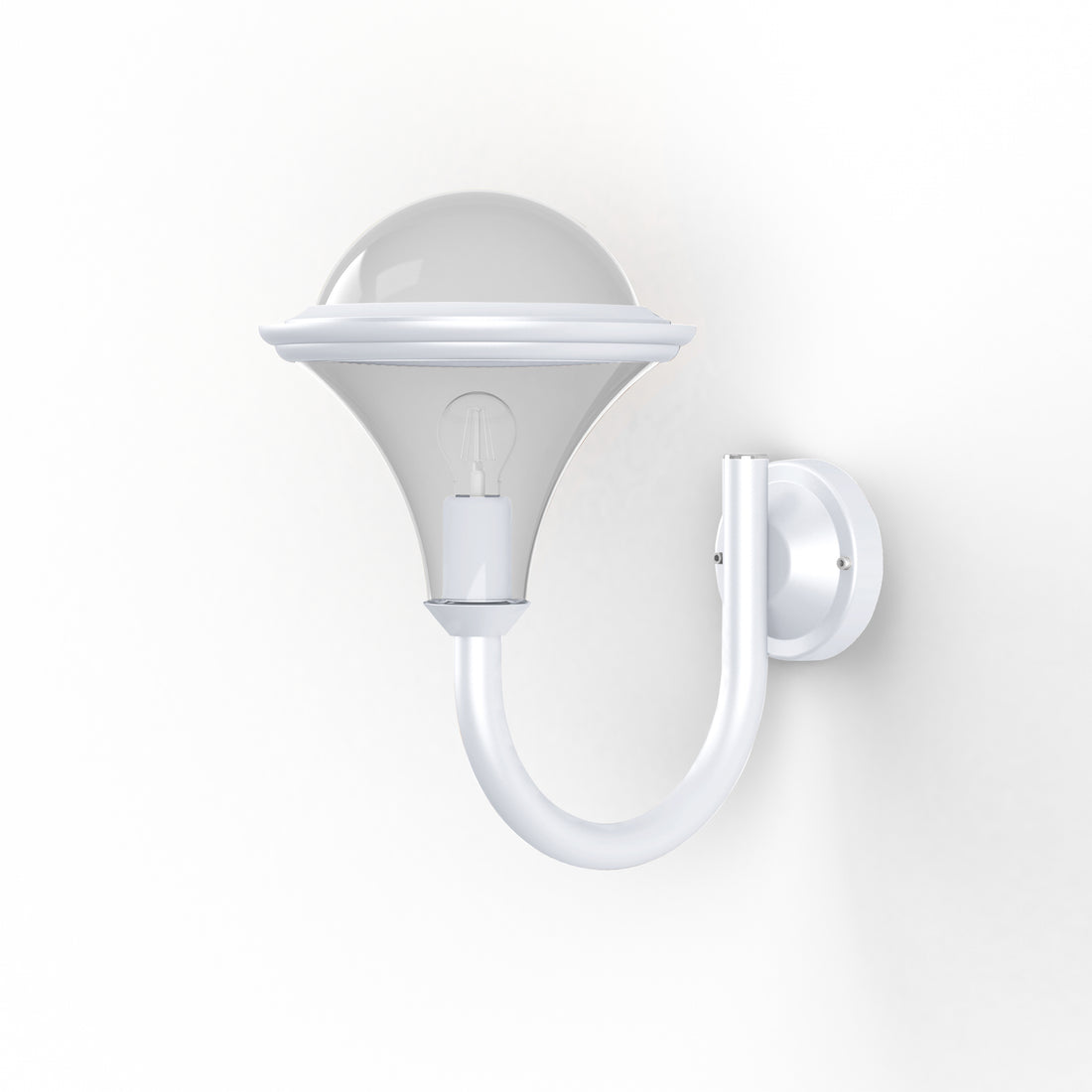 Applique Dallas N°1 fume Blanc 001 119002001