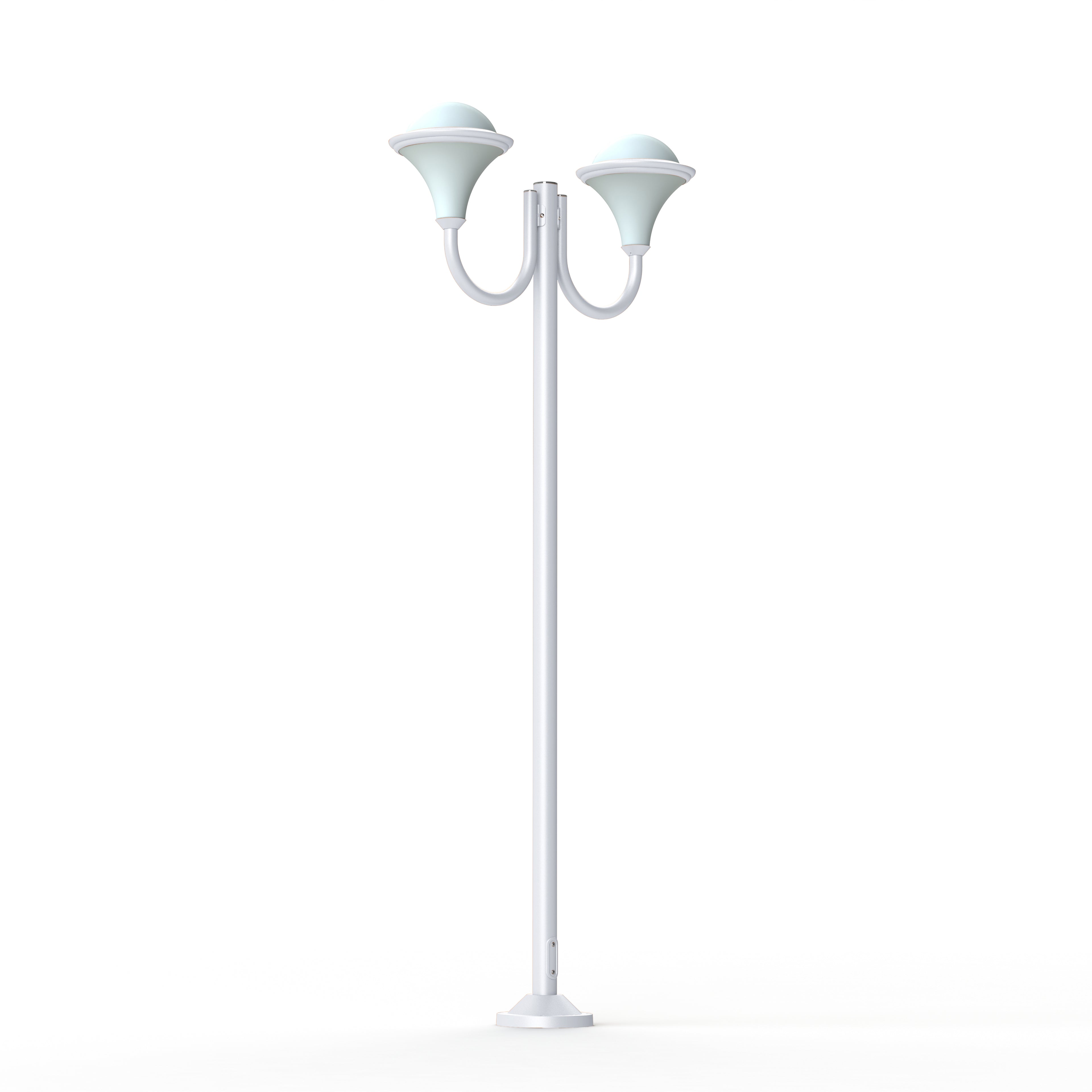 Lampadaire Dallas N°10 opale Blanc 001 119017001