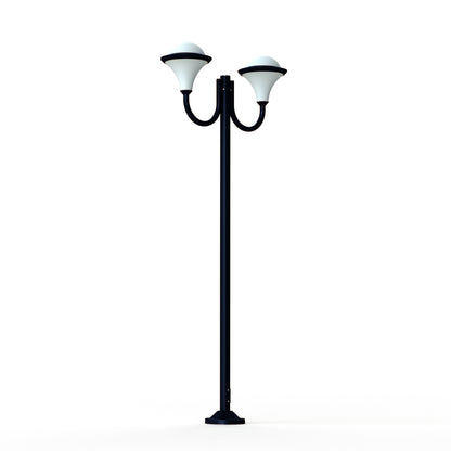 Lampadaire Dallas N°10 opale Bleu acier 065 119017065