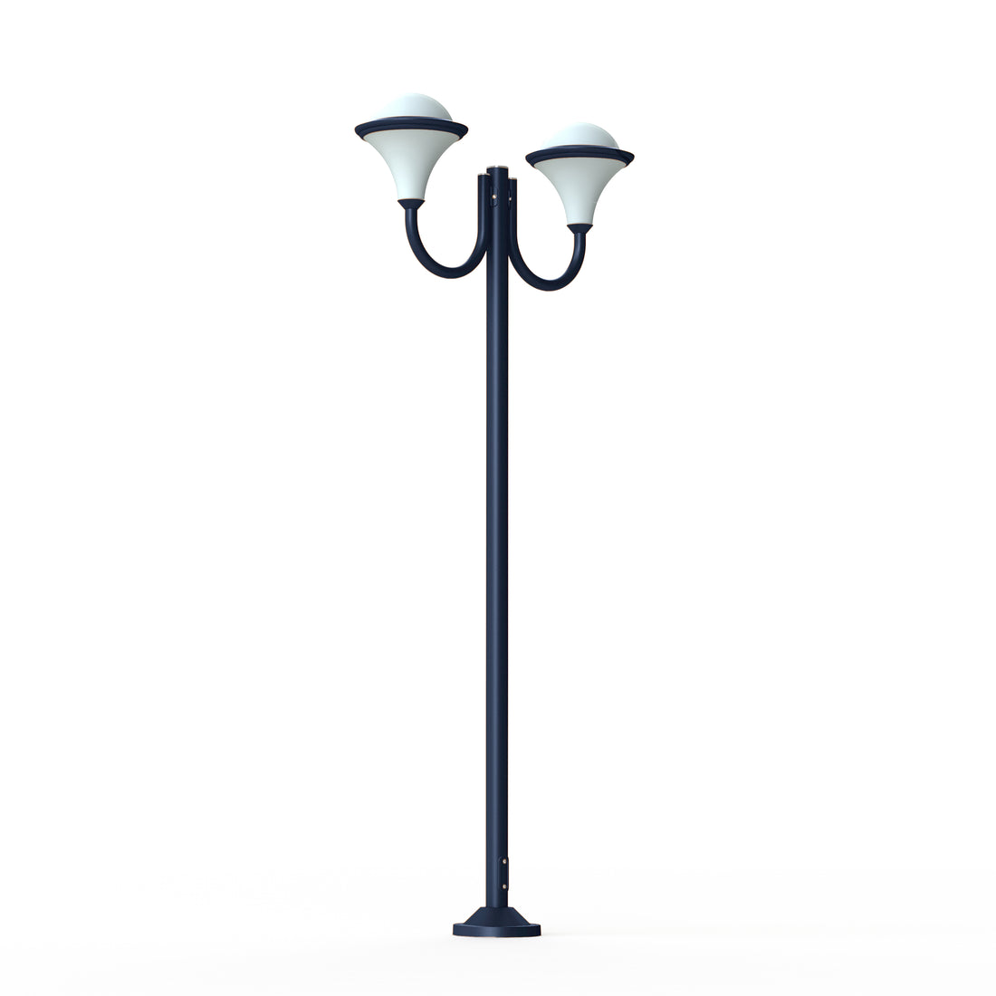 Lampadaire Dallas N°10 opale Bleu azur mat 134 119017134