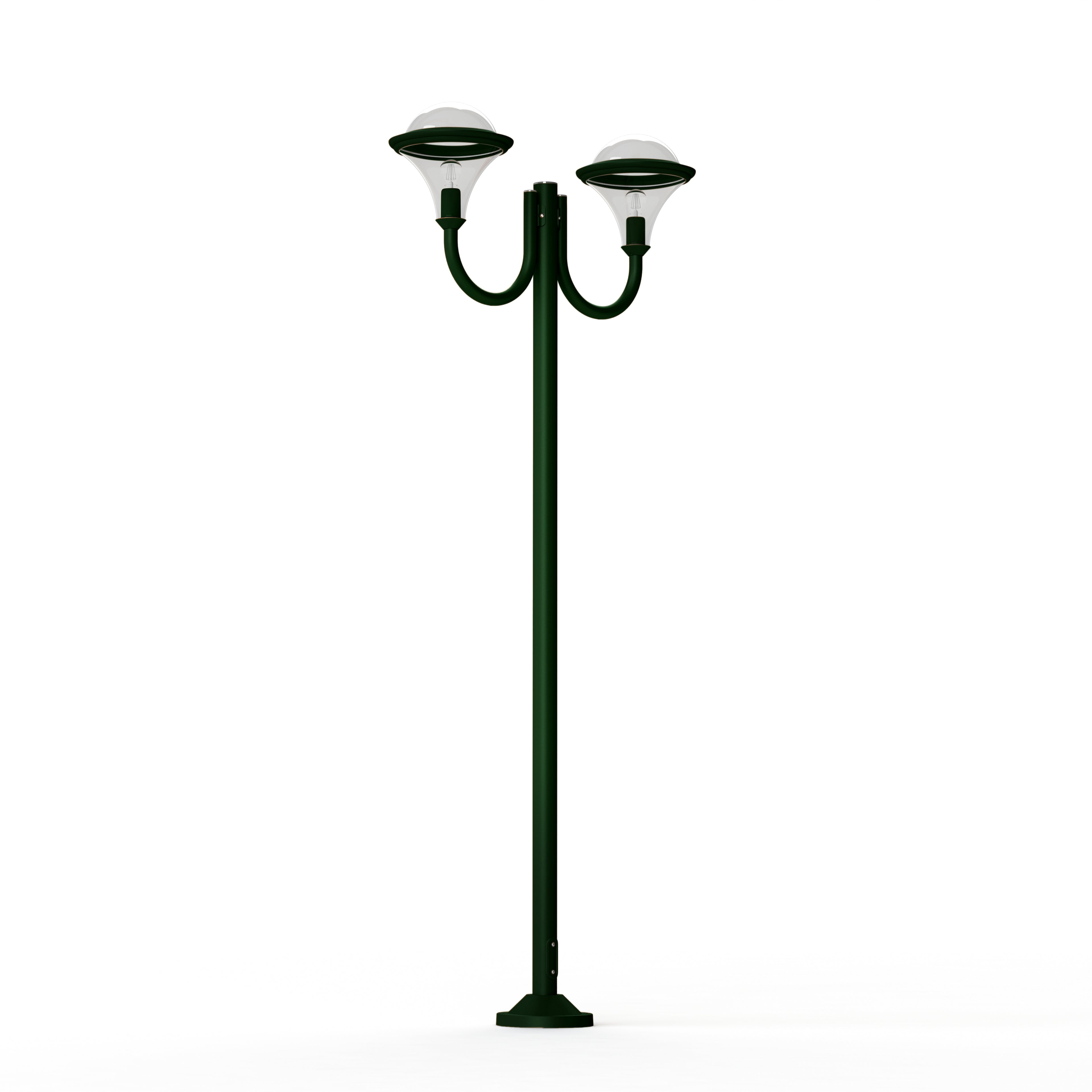 Lampadaire Dallas N°10 fume Vert Anglais 019 119018019