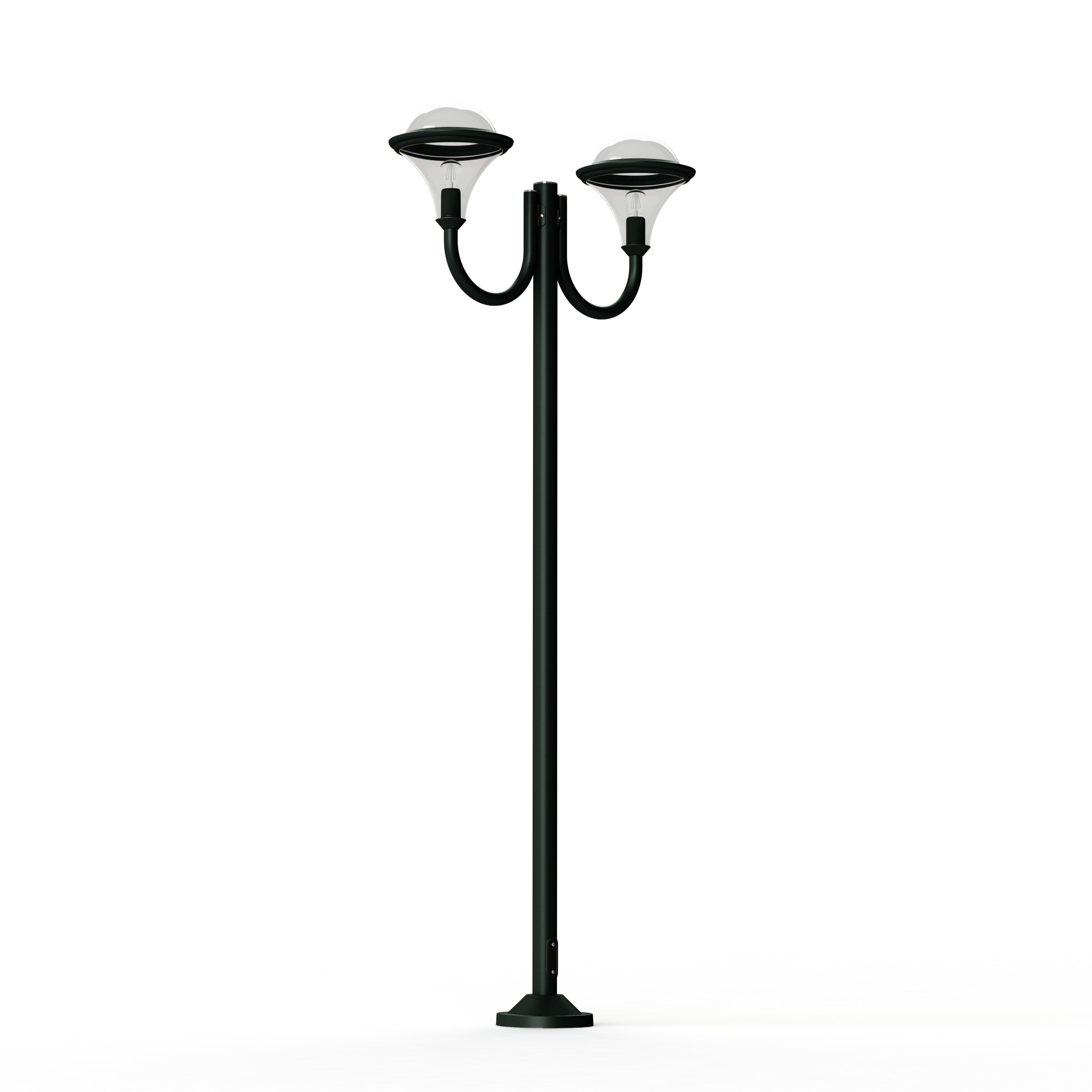 Lampadaire Dallas N°10 fume Gris ardoise 059 119018059