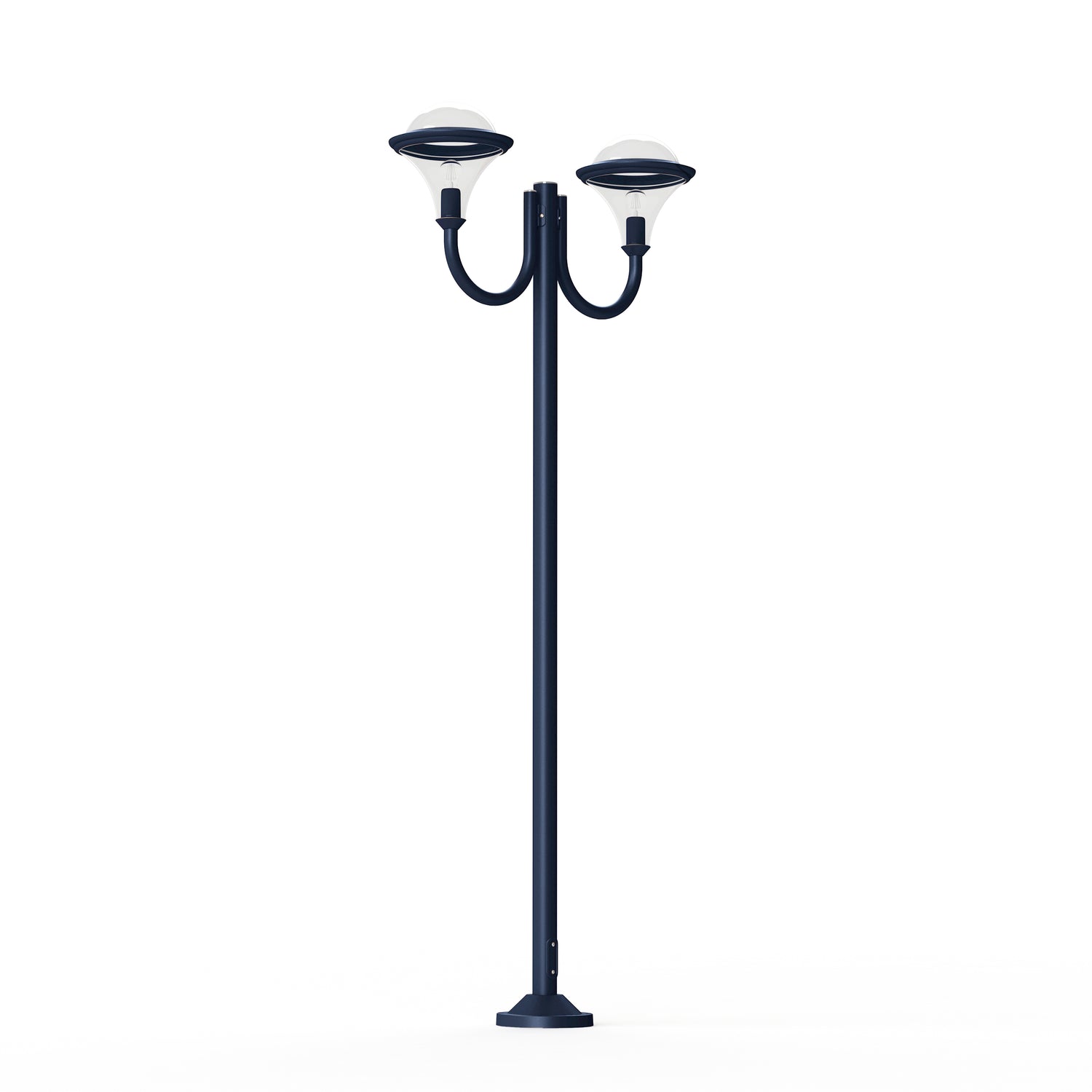 Lampadaire Dallas N°10 fume Bleu azur mat 134 119018134