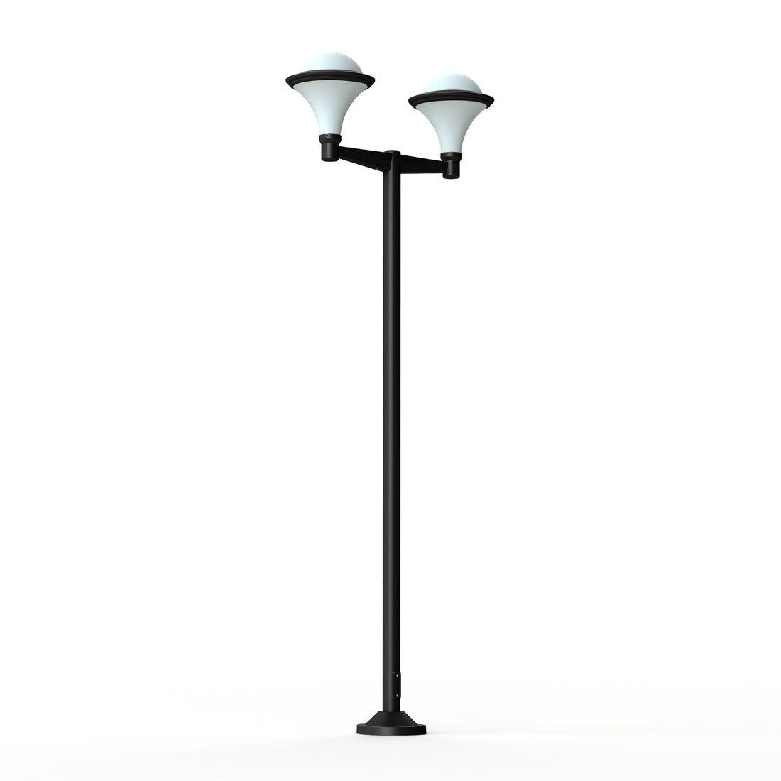 Lampadaire Dallas N°11 opale Noir foncé 000 119019000