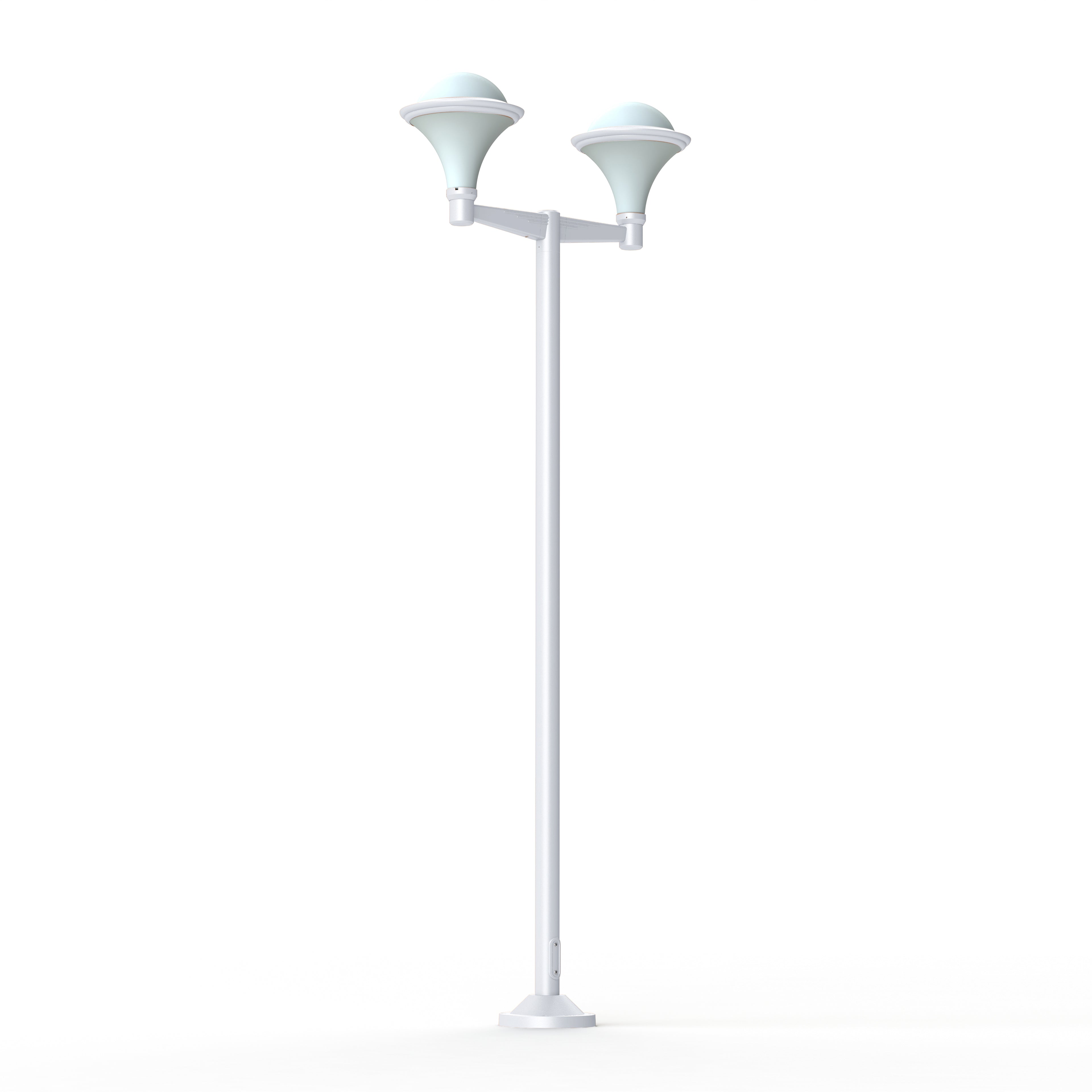 Lampadaire Dallas N°11 opale Blanc 001 119019001