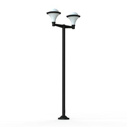 Lampadaire Dallas N°11 opale Gris anthracite 006 119019006