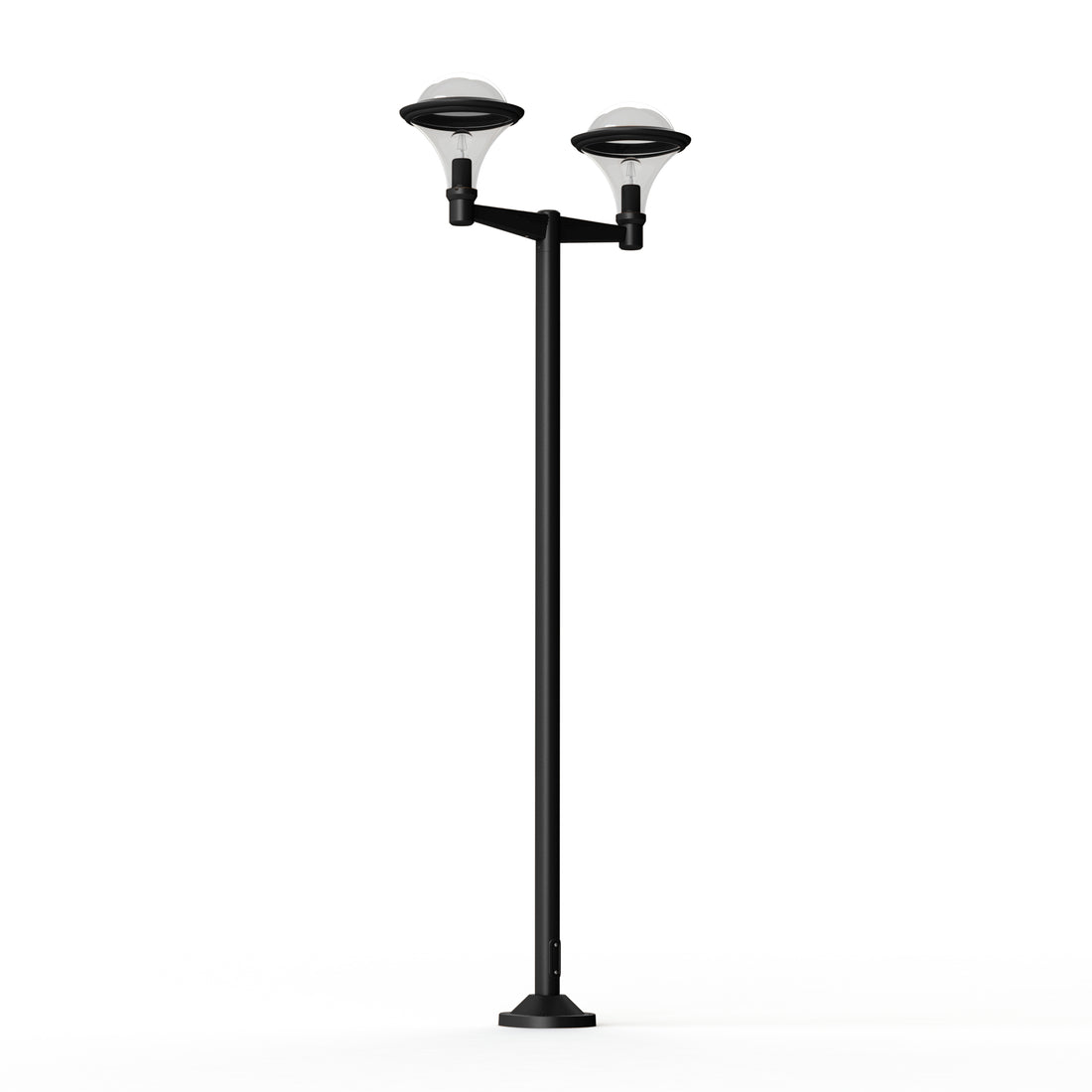 Lampadaire Dallas N°11 fume Noir foncé 000 119020000