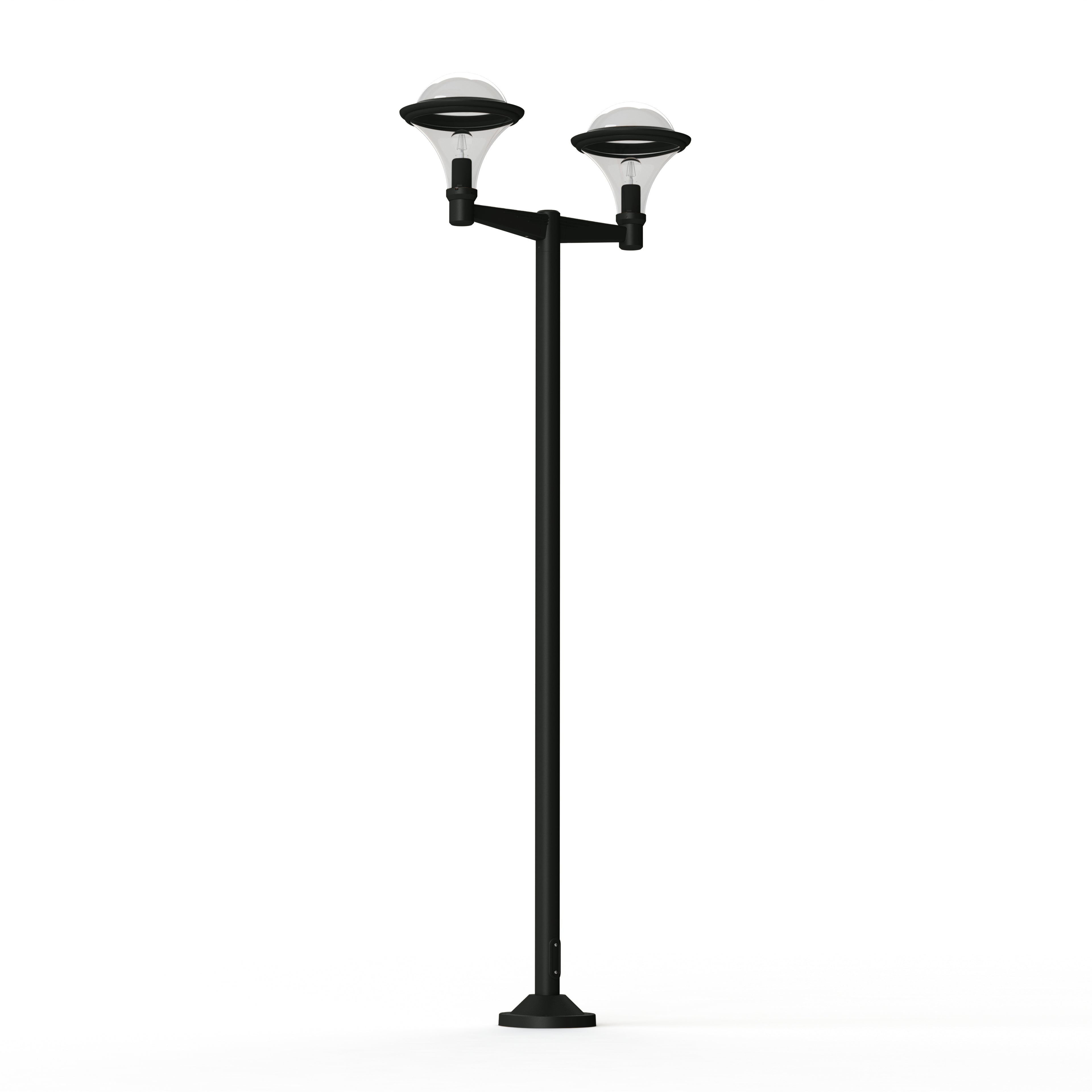 Lampadaire Dallas N°11 fume Gris anthracite 006 119020006