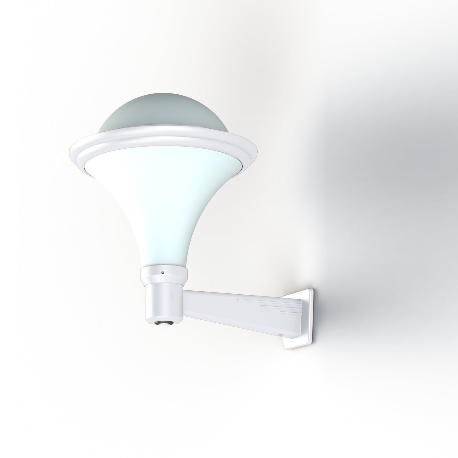 Applique Dallas N°2 detection opale Blanc 001 119004001