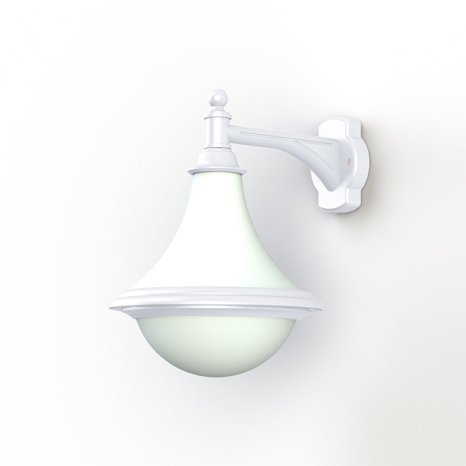 Applique Dallas N°4 opale Blanc 001 119023001