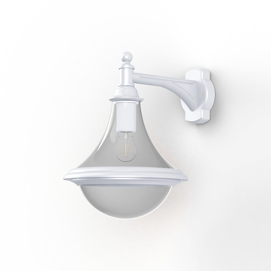 Applique Dallas N°4 fume Blanc 001 119024001
