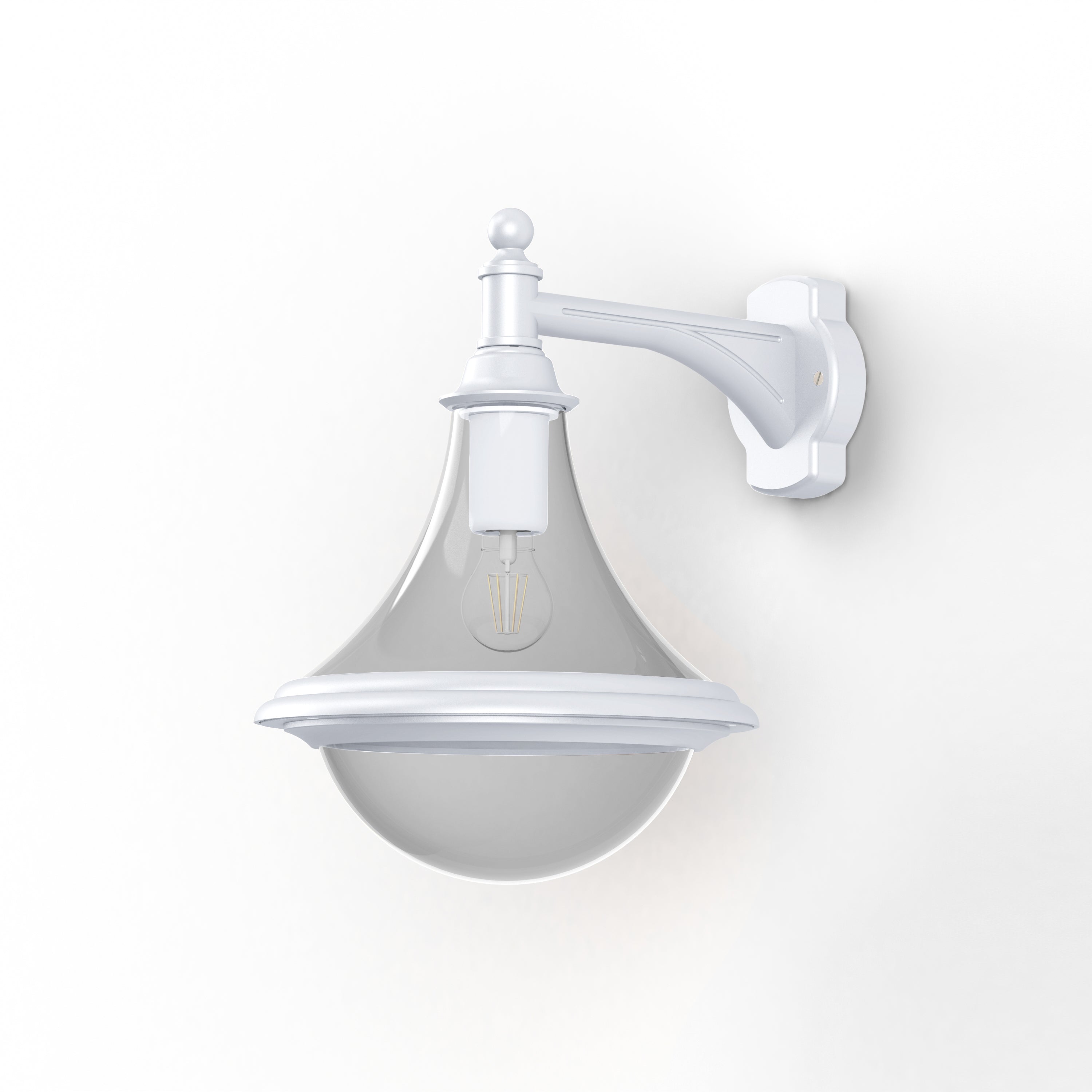 Applique Dallas N°4 fume Blanc 001 119024001