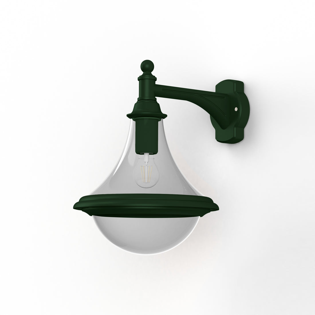 Applique Dallas N°4 fume Vert Anglais 019 119024019