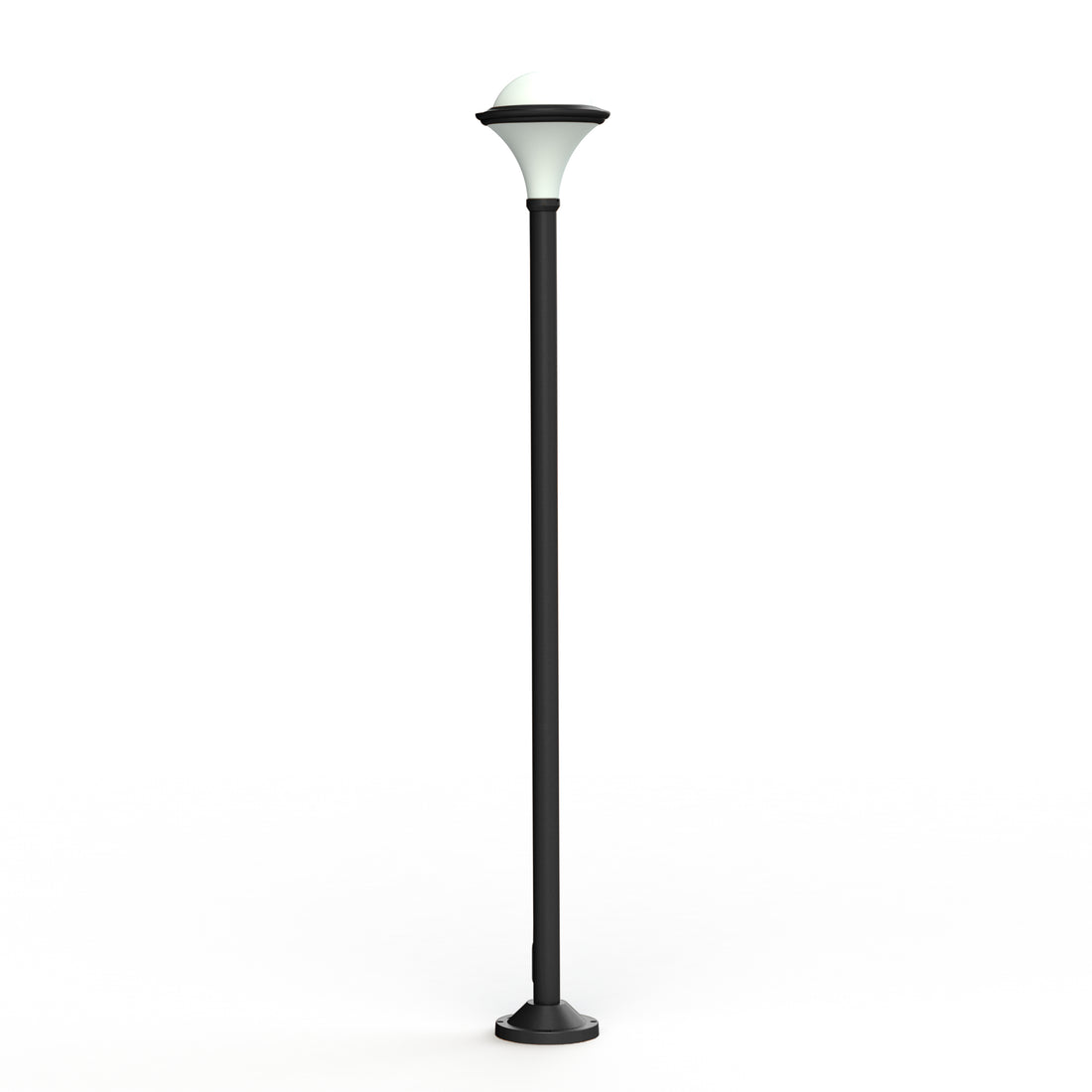 Lampadaire Dallas N°9 opale Noir foncé 000 119029000