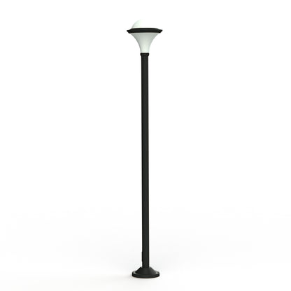 Lampadaire Dallas N°9 opale Gris anthracite 006 119029006