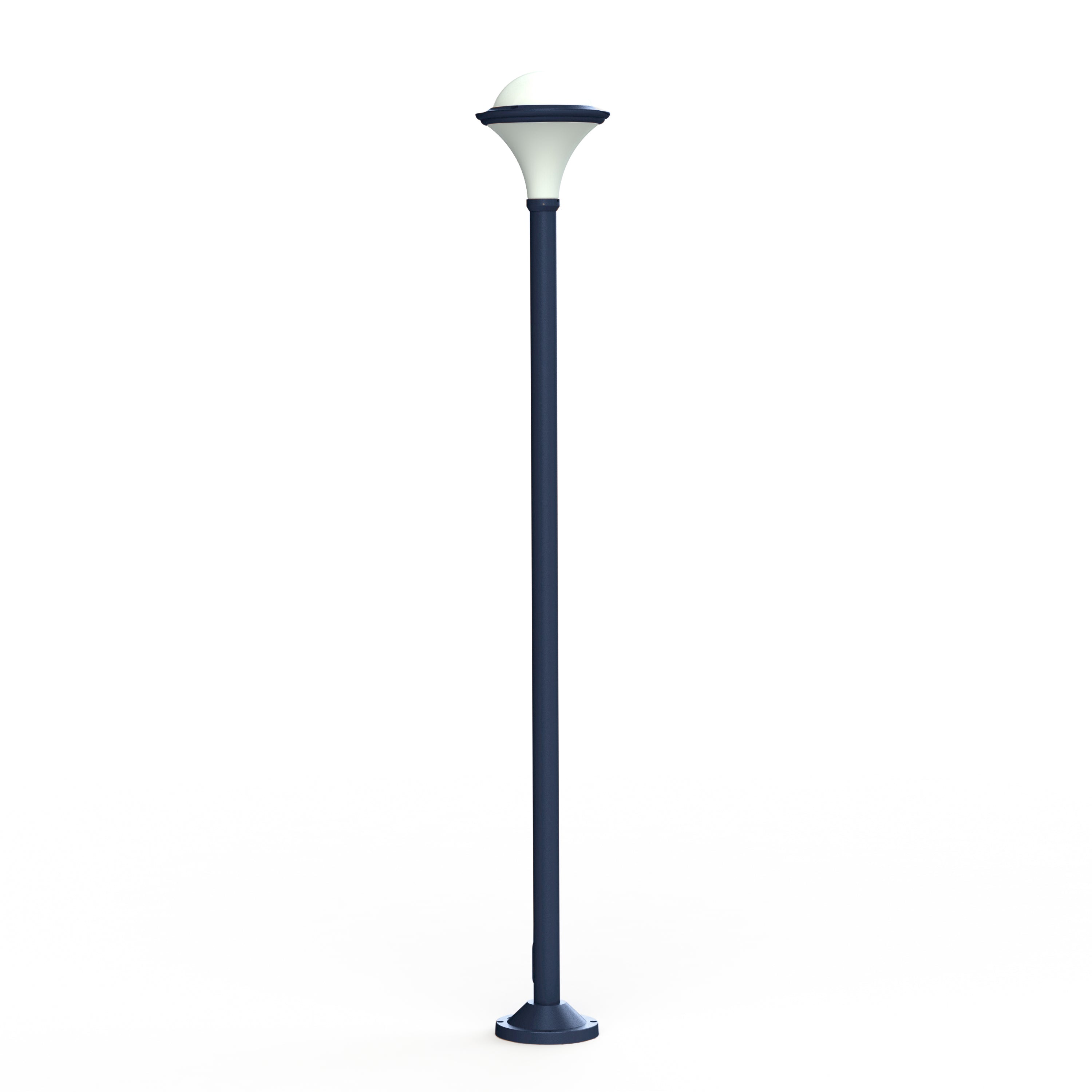 Lampadaire Dallas N°9 opale Bleu azur mat 134 119029134