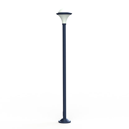 Lampadaire Dallas N°9 opale Bleu azur mat 134 119029134