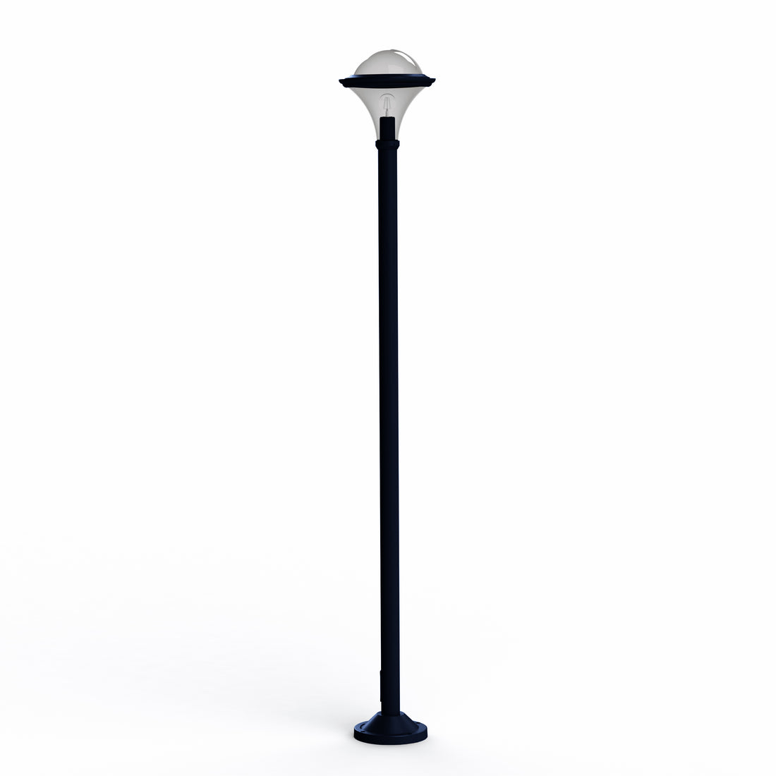 Lampadaire Dallas N°9 fume Bleu acier 065 119030065