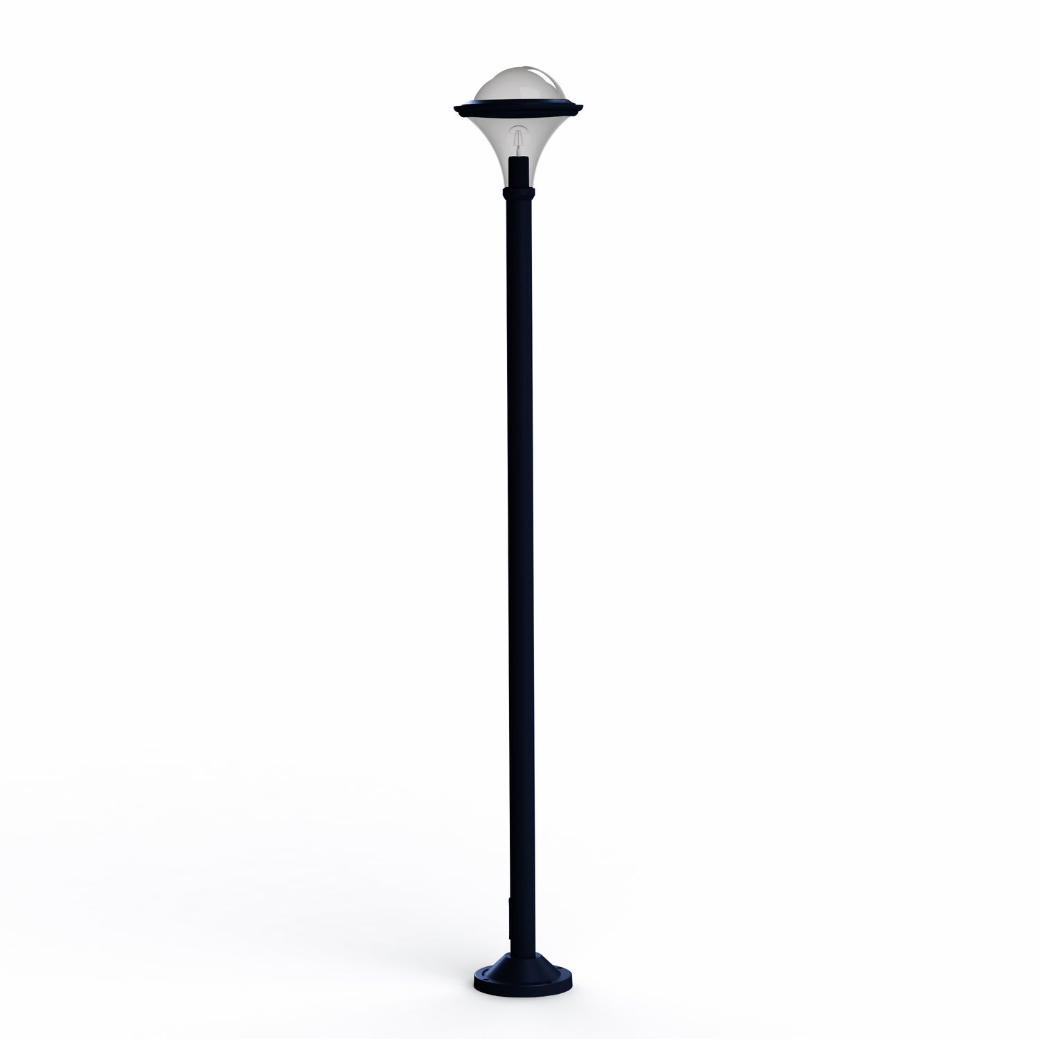 Lampadaire Dallas N°9 fume Bleu acier 065 119030065