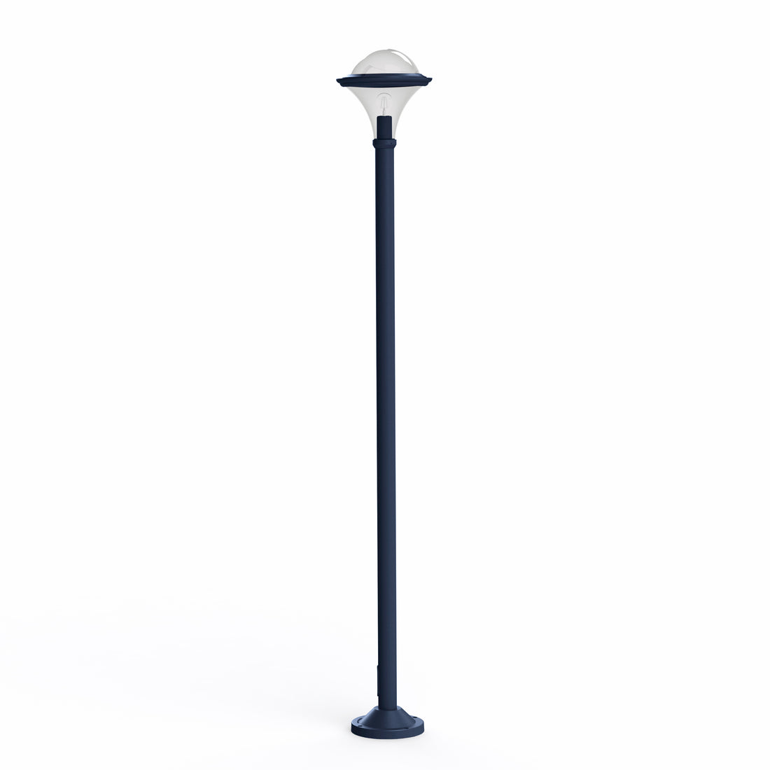 Lampadaire Dallas N°9 fume Bleu azur mat 134 119030134