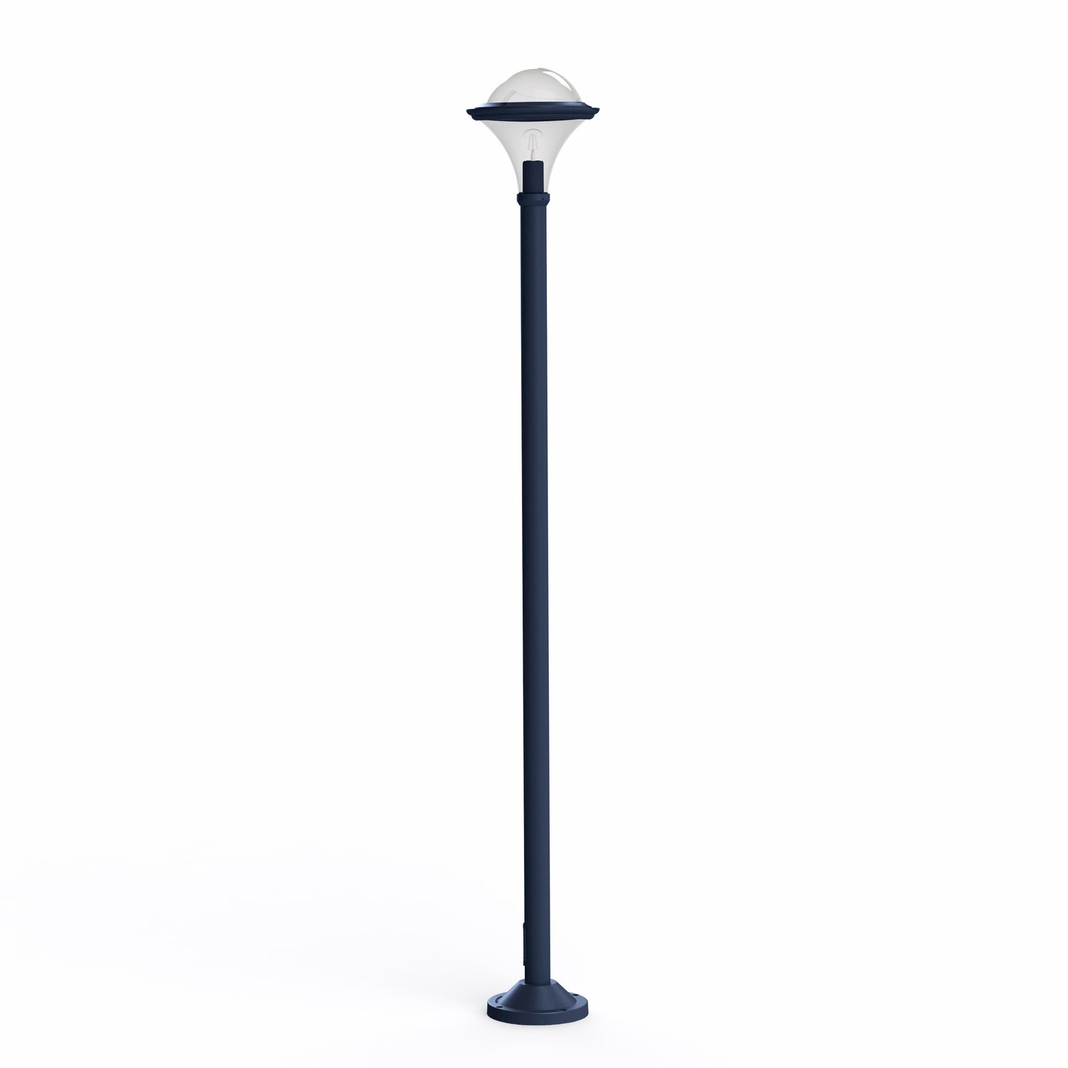 Lampadaire Dallas N°9 fume Bleu azur mat 134 119030134