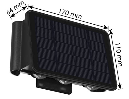 Applique solaire ARK noire BFARK1