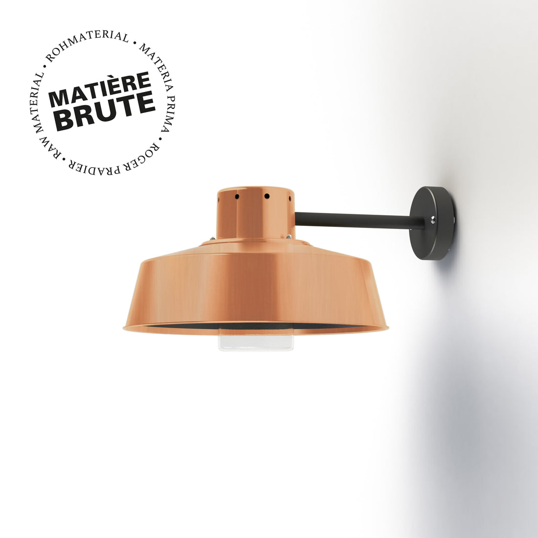 Applique Faktory N°1 Cuivre brut 082 122001082