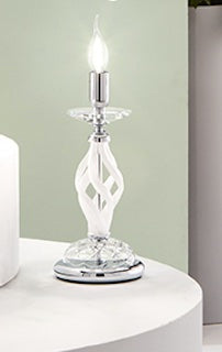 Lampe bougeoir Firenze blanc