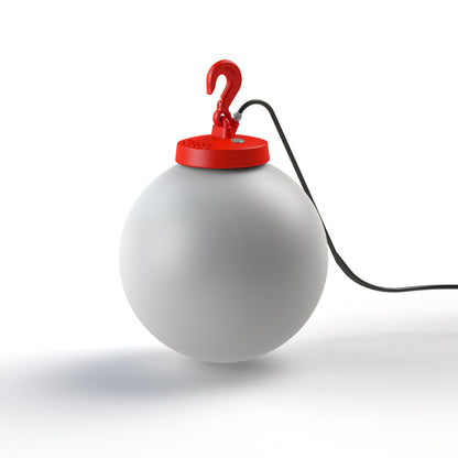 Luminaire mobile Grumo N°3 sphere Rouge signalisation 056 124002056