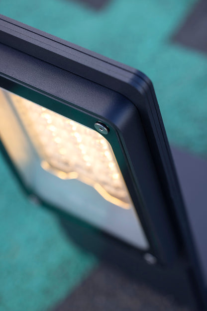 Applique Hector N°1 LED asym 35W 3000K Dali Orangé pur 014 support Gris noir 107 182306014