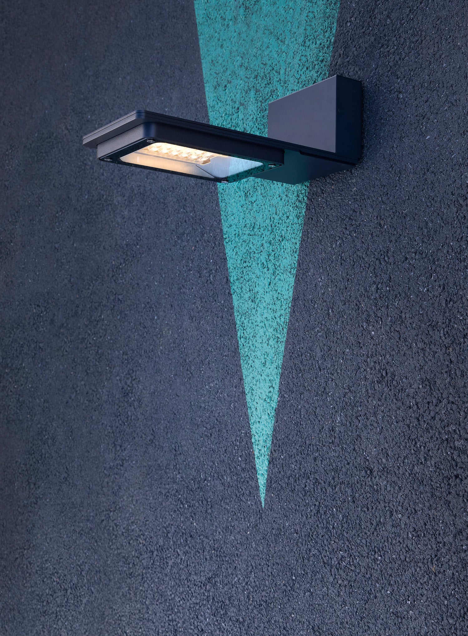 Lampadaire Hector N°3 LED Sym 35W 2700K Dali Rouge 056, Support Gris 105 182247056